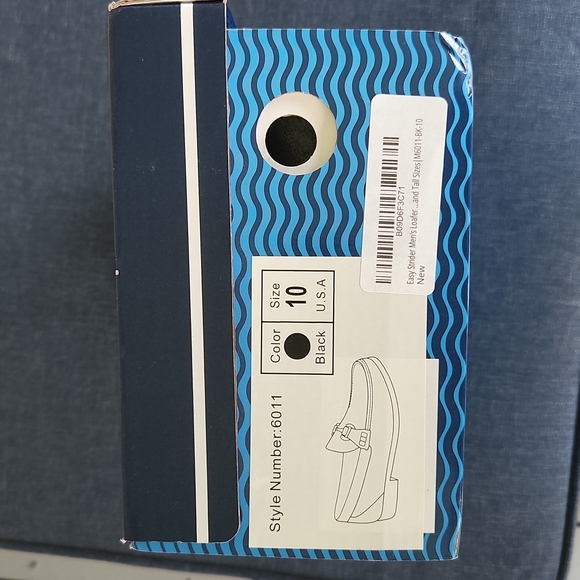 NIB Mens Easy Strider Timeless Classy Comfort Loafer Shoes Black Croc Size 10 - Picture 10 of 16